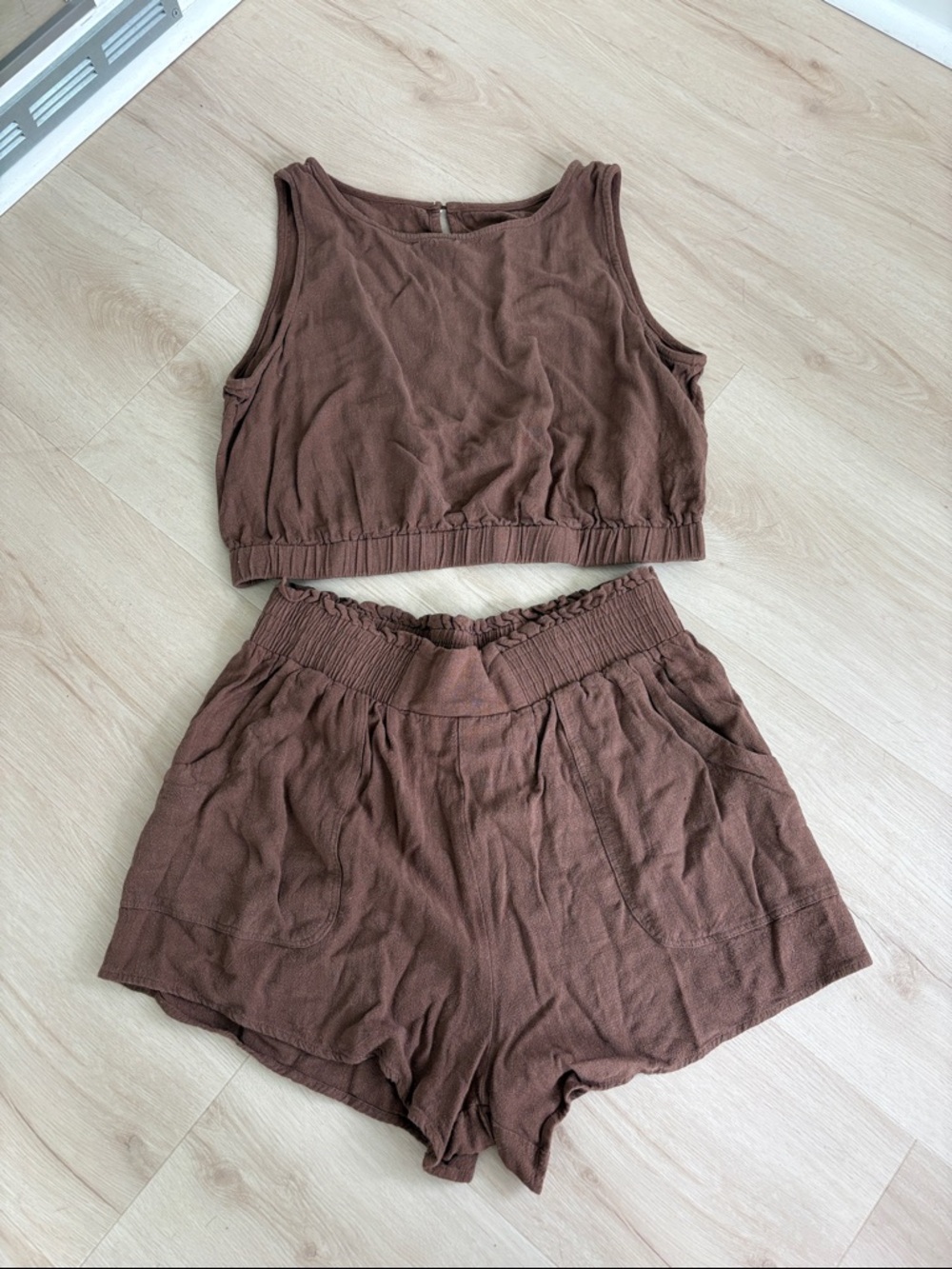 High Waist Women's Shorts in Brown - Casual Summer Style